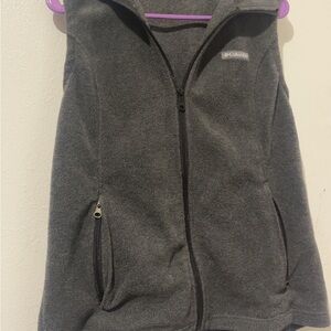Columbia Gray Fleece Vest